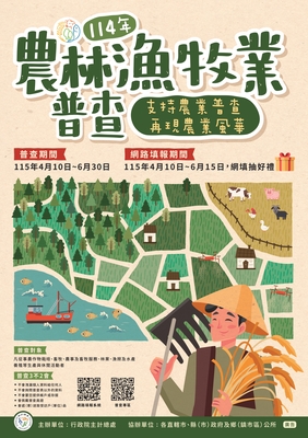 114年農林漁牧業普查